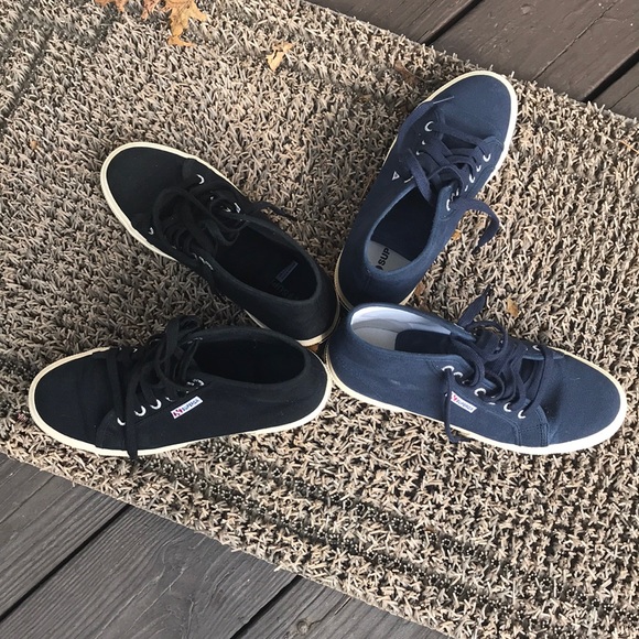 2 PAIR Superga HIGHTOPS - Picture 5 of 7